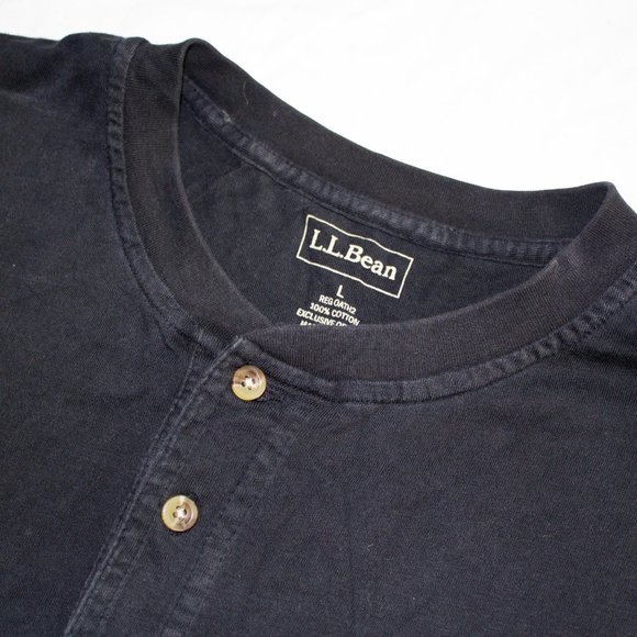 L.L. Bean Button T-Shirt - Picture 2 of 3